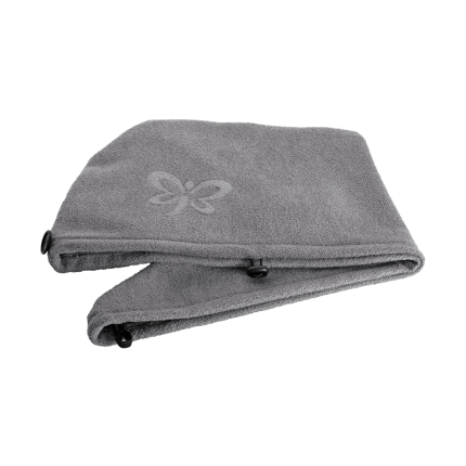Turbante asciugacapelli Taglia unica, grigio