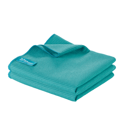 Theedoek 45 x 80 cm, turquoise, 2-pack