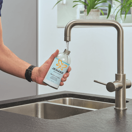 Het product wordt getoond in een voorbeeldige toepassing