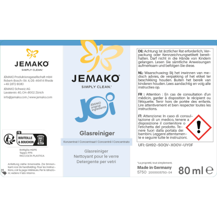 JOi Detergente per vetri, 80 ml