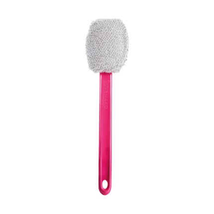 Afwasbutler, pink met borstelkop, zacht