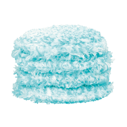 Make-up pad turquoise, 4-pack