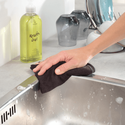 Het product wordt getoond in een voorbeeldige toepassing