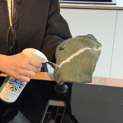 Il prodotto è mostrato in un’applicazione esemplare