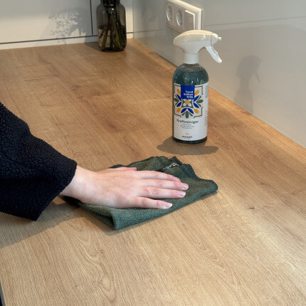 Het product wordt getoond in een voorbeeldige toepassing