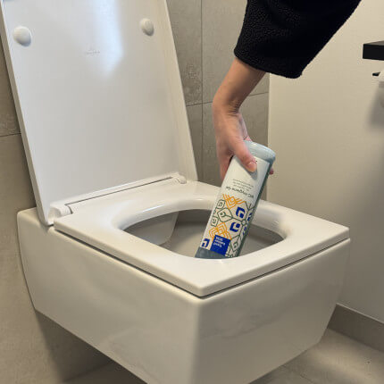 Het product wordt getoond in een voorbeeldige toepassing