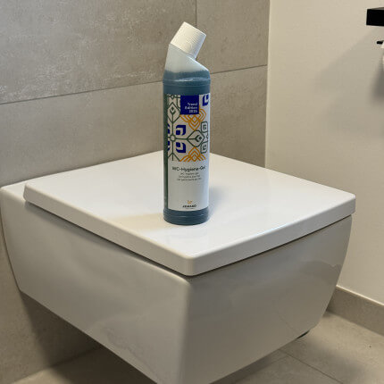 Het product wordt getoond in een voorbeeldige toepassing