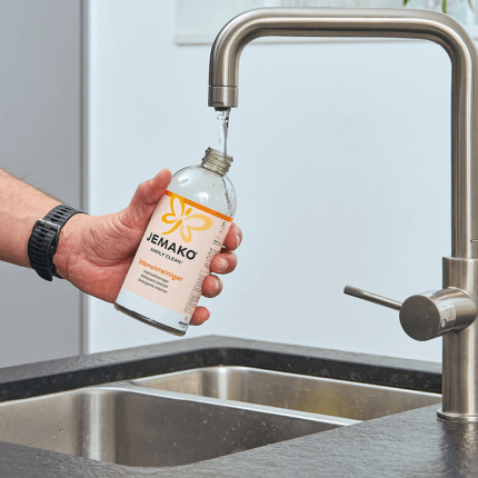 Het product wordt getoond in een voorbeeldige toepassing