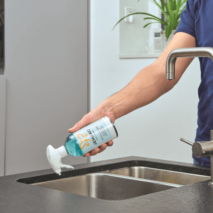 Het product wordt getoond in een voorbeeldige toepassing