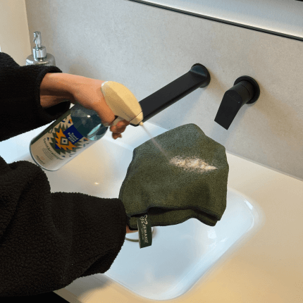 Het product wordt getoond in een voorbeeldige toepassing