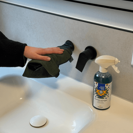 Le produit est présenté dans une application exemplaire