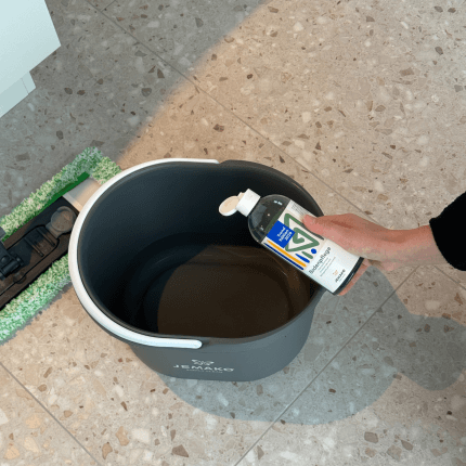 Het product wordt getoond in een voorbeeldige toepassing