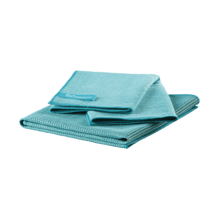 Set mouille et sèche, turquoise