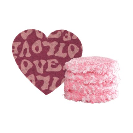 Pad struccanti, fucsia, confezione da 4