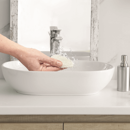 Het product wordt getoond in een voorbeeldige toepassing