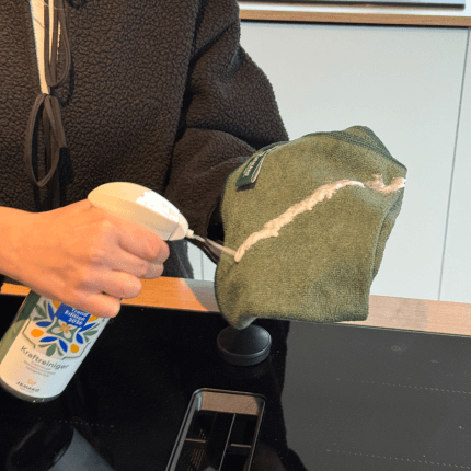 Het product wordt getoond in een voorbeeldige toepassing