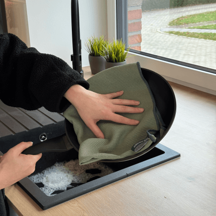 Het product wordt getoond in een voorbeeldige toepassing