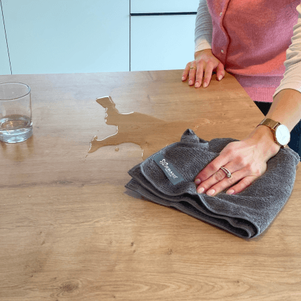 Het product wordt getoond in een voorbeeldige toepassing