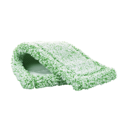 Vloervezel groen hoogpolig, 42 cm