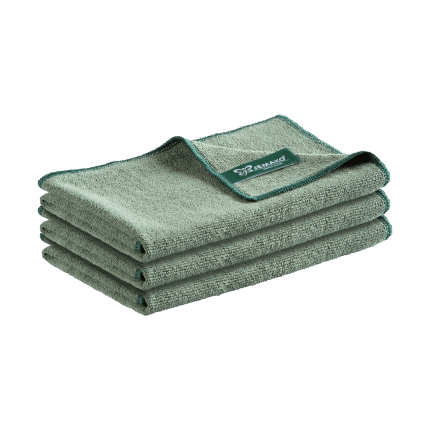 Panno professionale plus S 35 x 40 cm, Olive Green, confezione da 3
