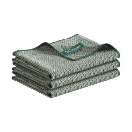 Canovaccio M 45 x 60 cm, Olive Green, confezione da 3