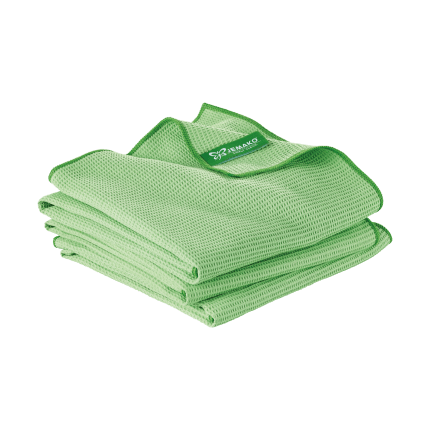 Chiffon à sécher M 45 x 60 cm, vert, pack de 3