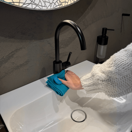 Het product wordt getoond in een voorbeeldige toepassing