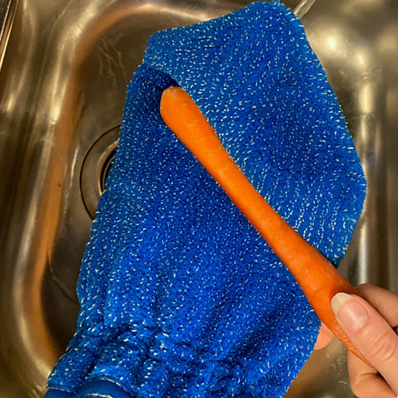 Gant De Nettoyage Microfibre Bleu Pour Voiture - Magique, Anti-rayures, Neuf