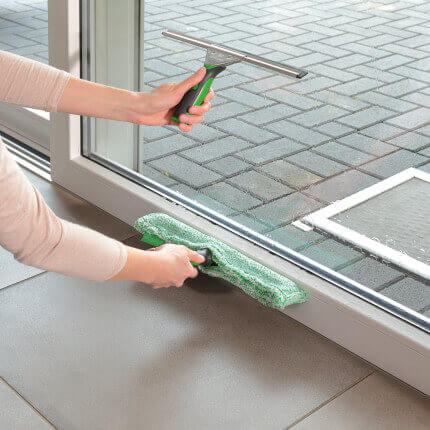 Lavavetri Professionale GBPro Con Lama In Acciaio Inox 35 Cm - Tergivetro Antistriscio Per Finestre E Docce