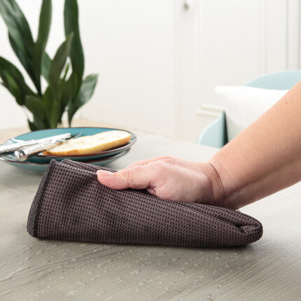 Le produit est présenté dans une application exemplaire