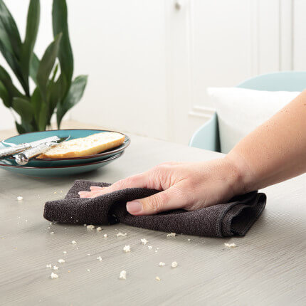 Het product wordt getoond in een voorbeeldige toepassing