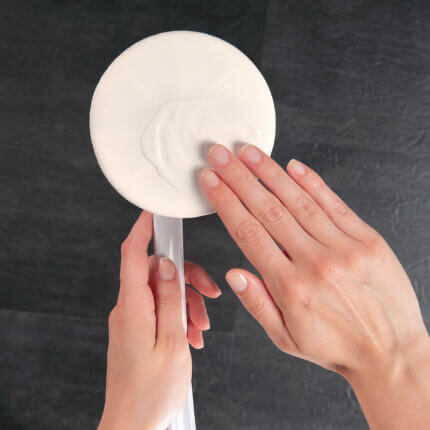 Het product wordt getoond in een voorbeeldige toepassing