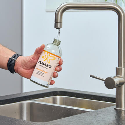 Het product wordt getoond in een voorbeeldige toepassing
